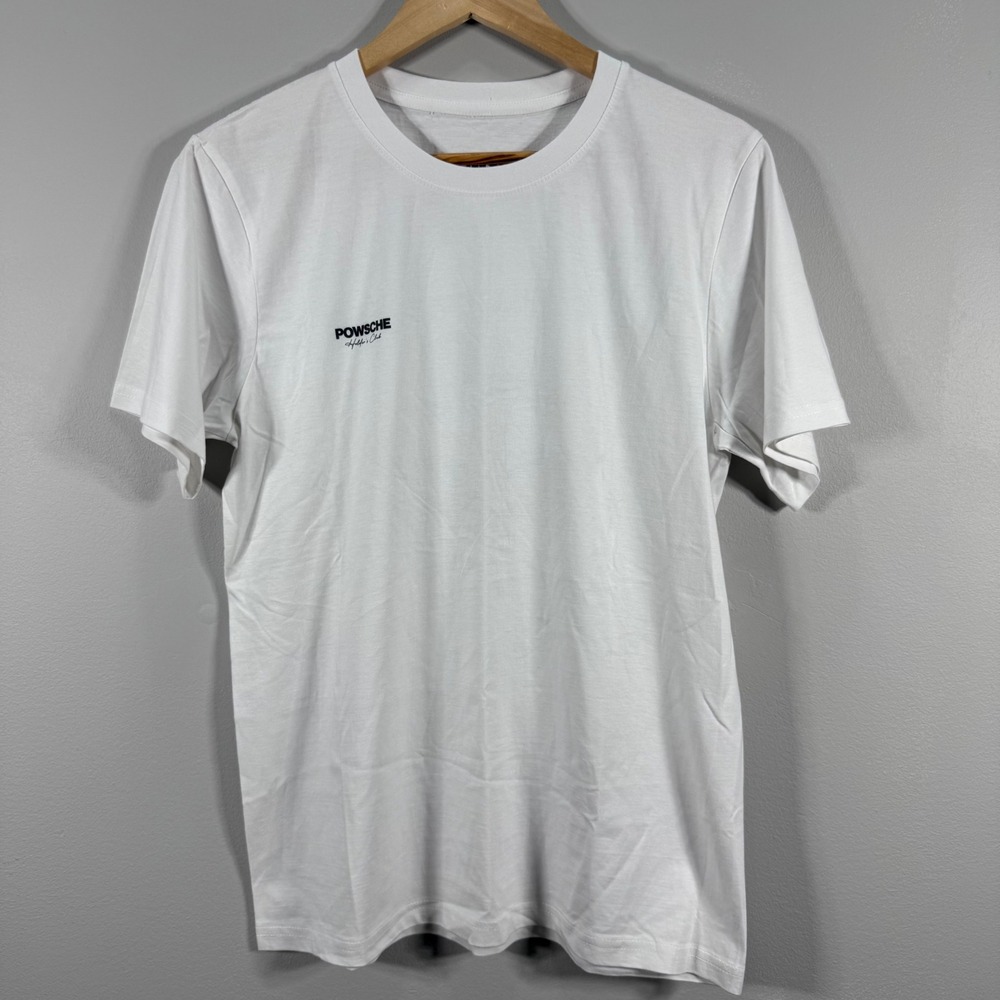 POWSCHE Holder's Club Porsche Graphic T-Shirt White - Size M